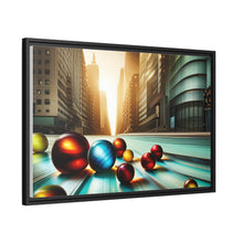Load image into Gallery viewer, Marbles Matte Canvas, Black Frame