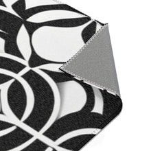 Load image into Gallery viewer, Elegant Black and White Area Rug