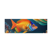 Load image into Gallery viewer, Colorful Fish Matte Canvas, Stretched, 0.75"