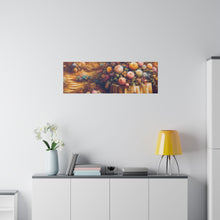 Load image into Gallery viewer, Floral Scene Matte Canvas