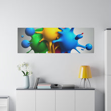 Load image into Gallery viewer, Colors Dripping Matte Canvas