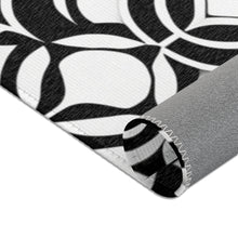 Load image into Gallery viewer, Elegant Black and White Area Rug