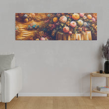 Load image into Gallery viewer, Floral Scene Matte Canvas