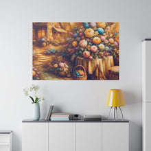 Load image into Gallery viewer, Floral Scene Matte Canvas