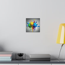 Load image into Gallery viewer, Colors Dripping Matte Canvas