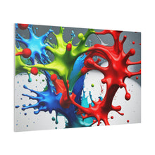 Load image into Gallery viewer, Splash colors Matte Canvas, Stretched