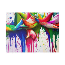 Load image into Gallery viewer, Dripping Art Matte Canvas, Stretched, 0.75"