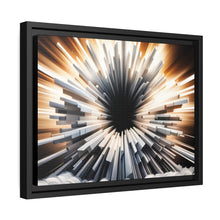 Load image into Gallery viewer, Unique Matte Canvas In Black Frame