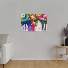 Load image into Gallery viewer, Dripping Art Matte Canvas, Stretched, 0.75"