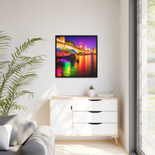 Load image into Gallery viewer, Beautiful City Matte Canvas, Black Frame