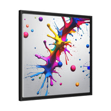 Load image into Gallery viewer, Unique Colorful Art Matte Canvas, Black Frame