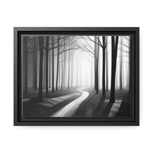 Load image into Gallery viewer, The Dark Path Canvas, Black Frame