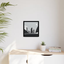 Load image into Gallery viewer, City Matte Canvas, Black Frame