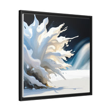 Load image into Gallery viewer, Unique White Matte Canvas, Black Frame