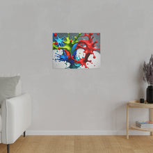 Load image into Gallery viewer, Splash colors Matte Canvas, Stretched