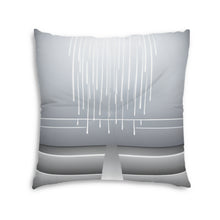 Load image into Gallery viewer, Grey Design Tufted Floor Pillow, Square