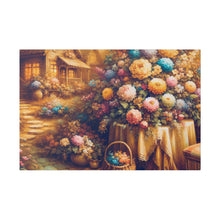 Load image into Gallery viewer, Floral Scene Matte Canvas