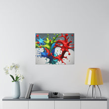 Load image into Gallery viewer, Splash colors Matte Canvas, Stretched