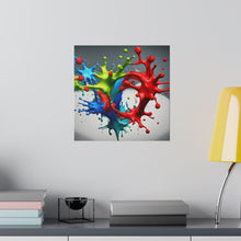 Load image into Gallery viewer, Splash colors Matte Canvas, Stretched