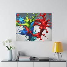 Load image into Gallery viewer, Splash colors Matte Canvas, Stretched