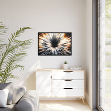 Load image into Gallery viewer, Unique Matte Canvas In Black Frame