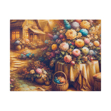 Load image into Gallery viewer, Floral Scene Matte Canvas