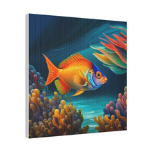 Load image into Gallery viewer, Colorful Fish Matte Canvas, Stretched, 0.75"