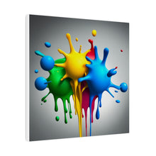 Load image into Gallery viewer, Colors Dripping Matte Canvas
