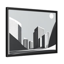 Load image into Gallery viewer, City Matte Canvas, Black Frame