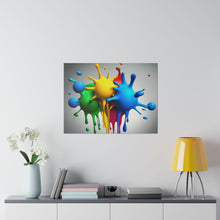 Load image into Gallery viewer, Colors Dripping Matte Canvas
