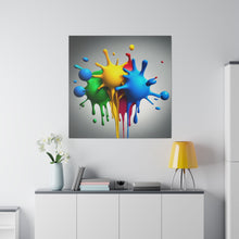 Load image into Gallery viewer, Colors Dripping Matte Canvas