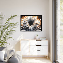 Load image into Gallery viewer, Unique Matte Canvas In Black Frame