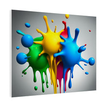 Load image into Gallery viewer, Colors Dripping Matte Canvas
