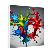 Load image into Gallery viewer, Splash colors Matte Canvas, Stretched