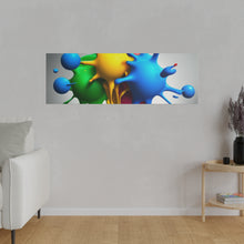 Load image into Gallery viewer, Colors Dripping Matte Canvas