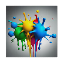 Load image into Gallery viewer, Colors Dripping Matte Canvas