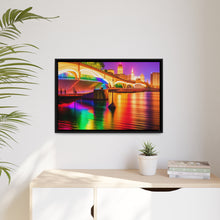 Load image into Gallery viewer, Beautiful City Matte Canvas, Black Frame