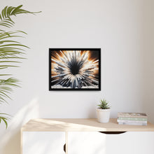 Load image into Gallery viewer, Unique Matte Canvas In Black Frame