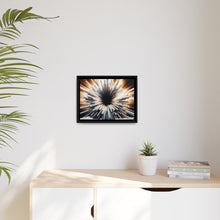 Load image into Gallery viewer, Unique Matte Canvas In Black Frame