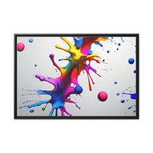 Load image into Gallery viewer, Unique Colorful Art Matte Canvas, Black Frame