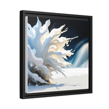 Load image into Gallery viewer, Unique White Matte Canvas, Black Frame