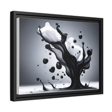Load image into Gallery viewer, Black/White Matte Canvas, Black Frame