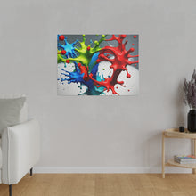 Load image into Gallery viewer, Splash colors Matte Canvas, Stretched