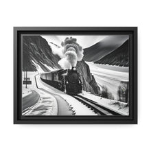 Load image into Gallery viewer, Train Matte Canvas, Black Frame