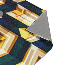 Load image into Gallery viewer, Yellow and Blue Area Rug