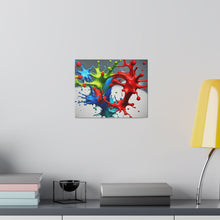 Load image into Gallery viewer, Splash colors Matte Canvas, Stretched