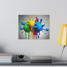 Load image into Gallery viewer, Colors Dripping Matte Canvas