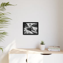 Load image into Gallery viewer, Train Matte Canvas, Black Frame