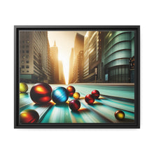Load image into Gallery viewer, Marbles Matte Canvas, Black Frame