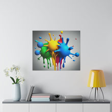 Load image into Gallery viewer, Colors Dripping Matte Canvas